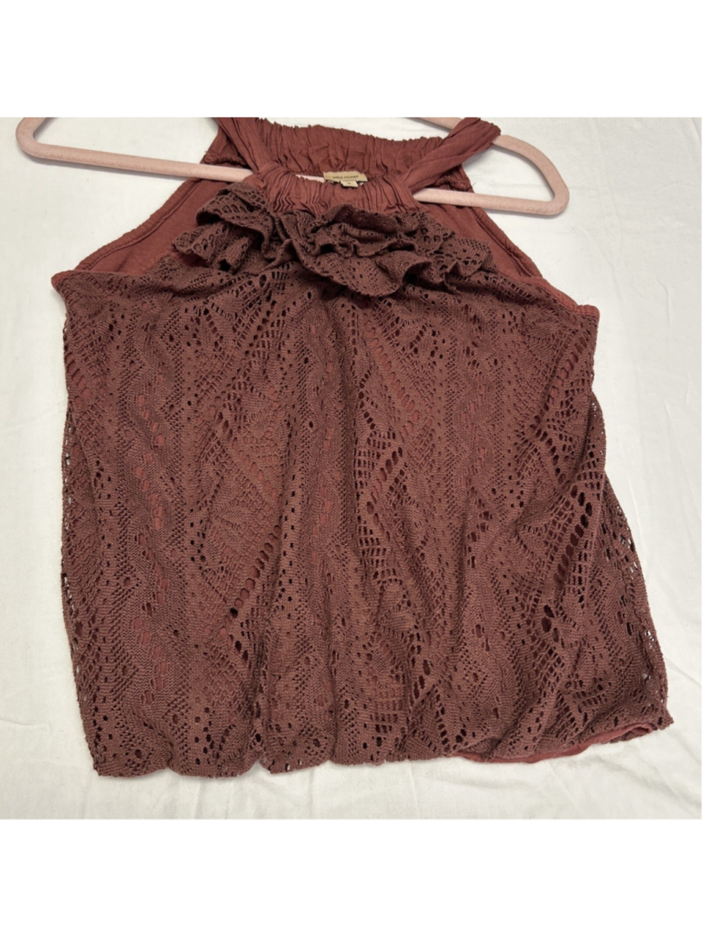 Ella Moss Tank Ruffled Floral Women’s Size Small